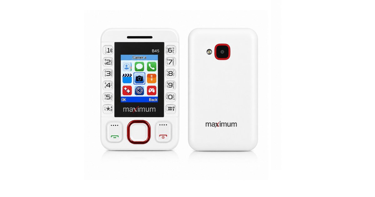 Buy Maximum B45 Mini Card Phone White Price in BD