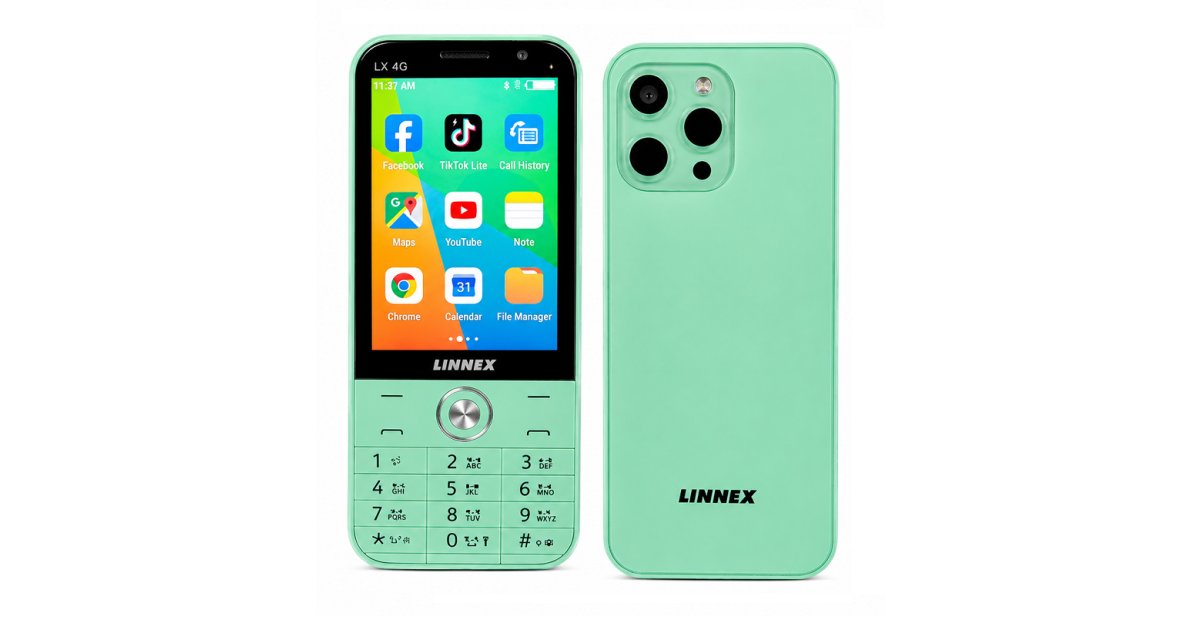 Linnex LX4G Plus 4G Android Touch Button Phone Price in Bangladesh
