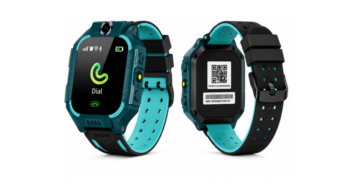 C002 Kids GPS Smartwatch with Camera Green Price in Bangladesh