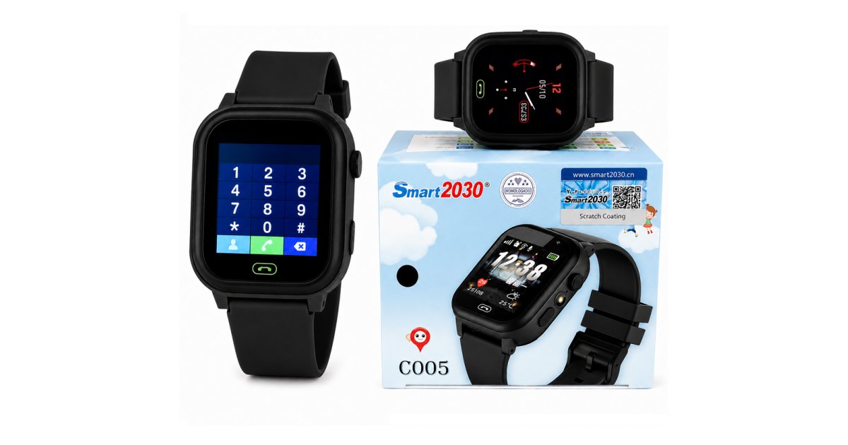 C005 Kids GPS Smartwatch Black Price in Bangladesh
