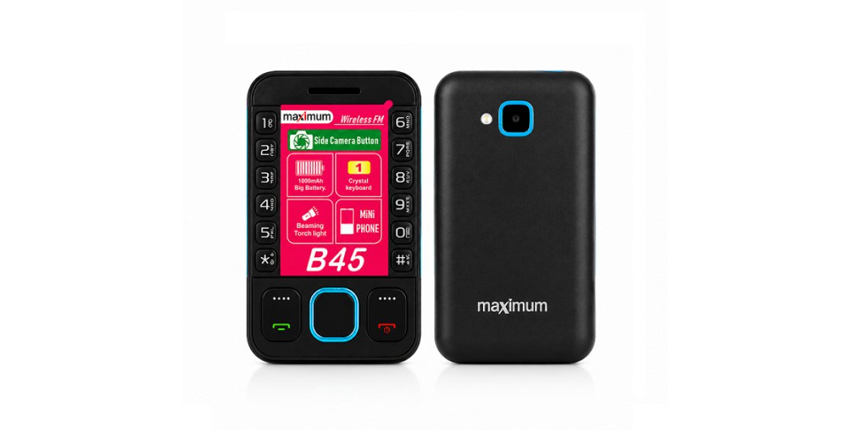 Buy Best Maximum B45 Button Phone Black Price in BD